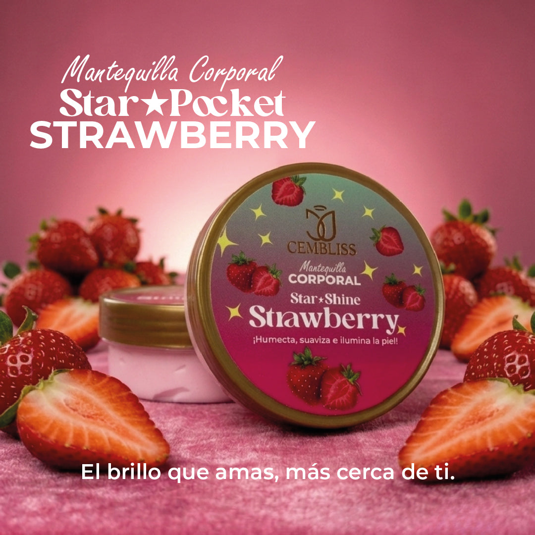 Mantequilla Corporal STAR POCKET STRAWBERRY