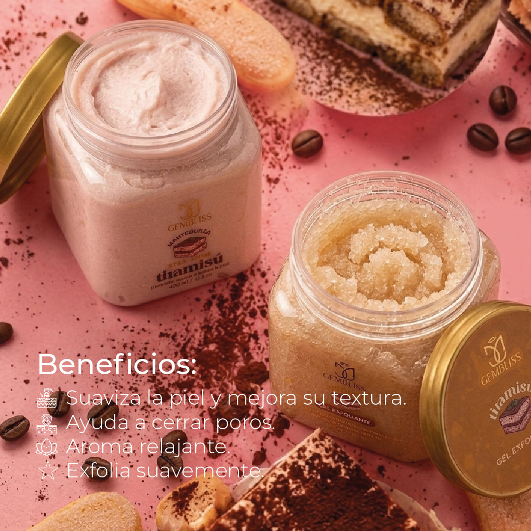 GEL EXFOLIANTE TIRAMISÚ