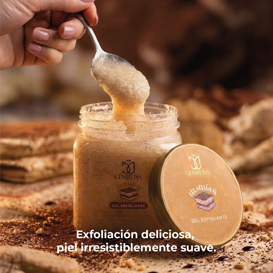 GEL EXFOLIANTE TIRAMISÚ