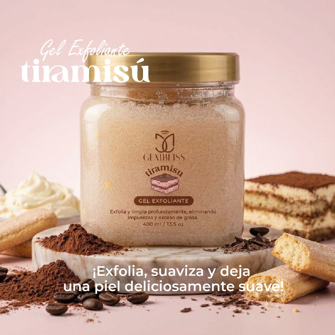 GEL EXFOLIANTE TIRAMISÚ